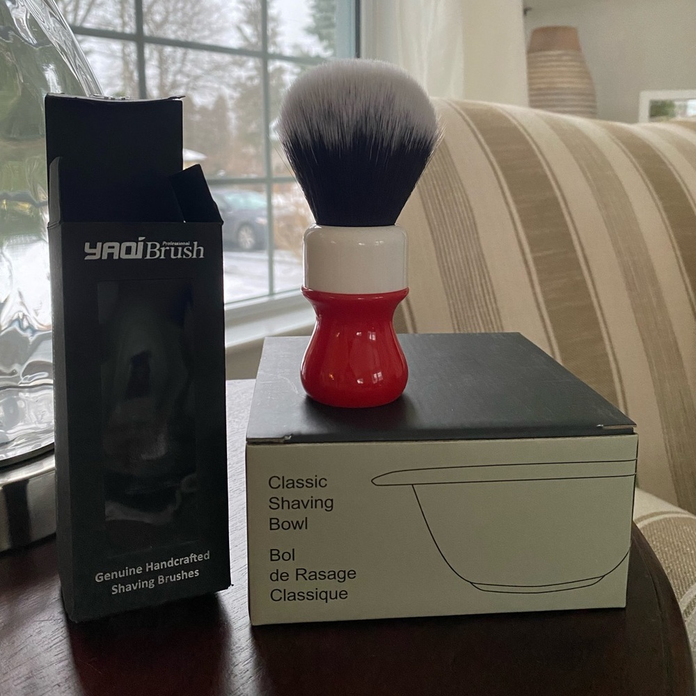 Yaqi Shaving Brush and Bowl
